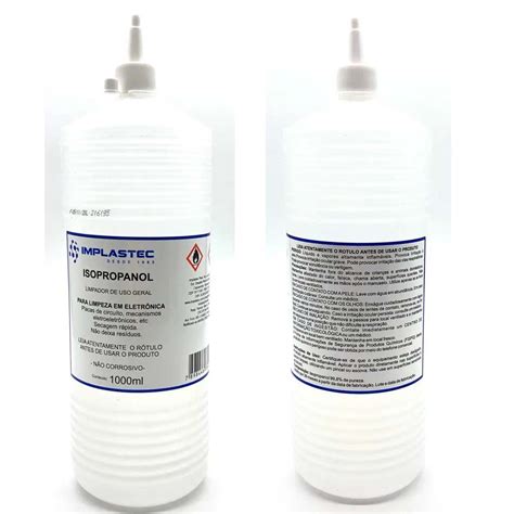 ALCOOL ISOPROPANOL IMPLASTEC 1000ML PAIP100018