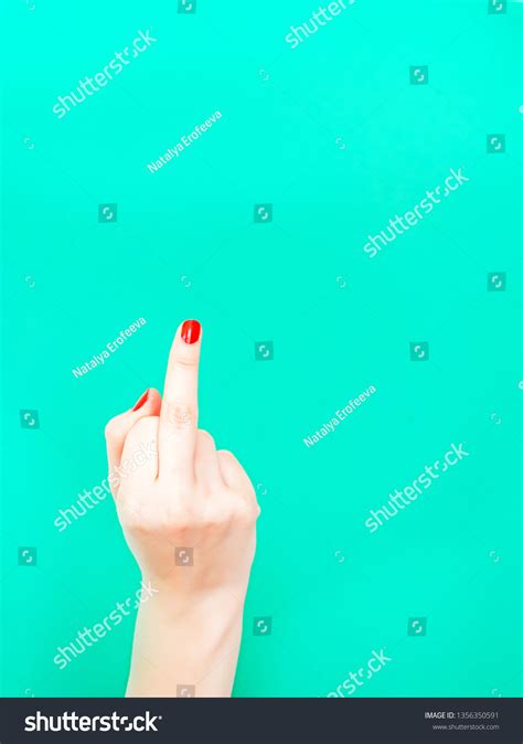 Fuck You Middle Finger Hand Sign Stock Photo 1356350591 Shutterstock