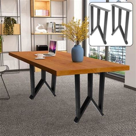 Pieds De Table En Fer Forg Moderne Bricolage Pied De Bureau Pi Ces De