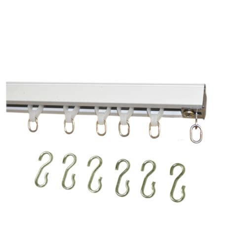 Kirsch 9600 Ceiling Mount Curtain Track With Hook Carriers Curtain