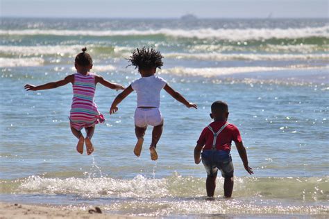 Free Images Beach Sea Coast Sand Ocean People Shore Wave Jump