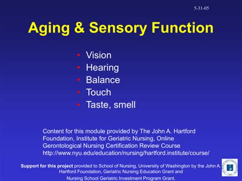 Aging And Changes In Taste Smell School Of Nursing