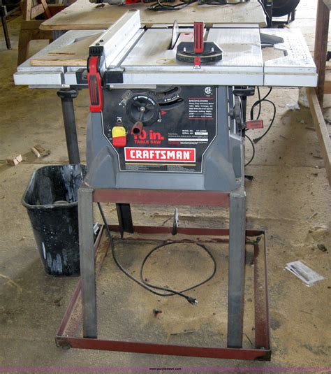 Craftsman 10 Table Saw In Lindsborg Ks Item 4865 Sold Purple Wave