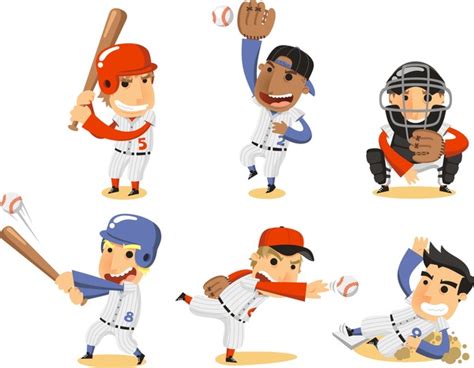 Baseball Pitcher Player Cartoon