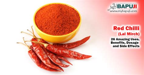 Red Chilli Lal Mirch 26 Amazing Uses Benefits Dosage And Side