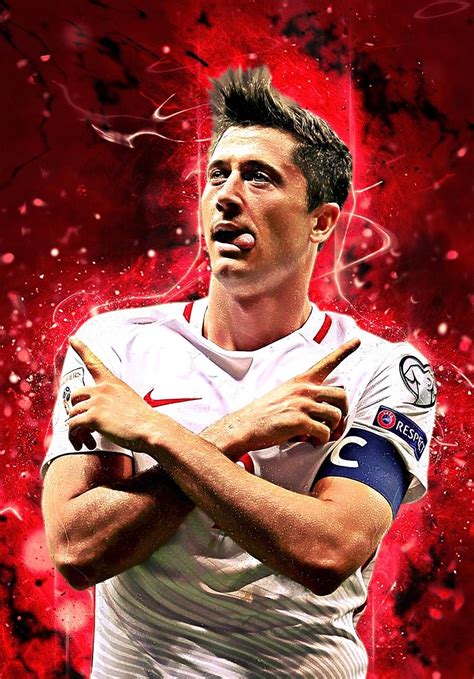 Plakat Robert Lewandowski Lewy Rl Polska Cena Opinie