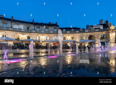 Water Fountains On The Place De La Liberation In Dijon Cote D Or Cote