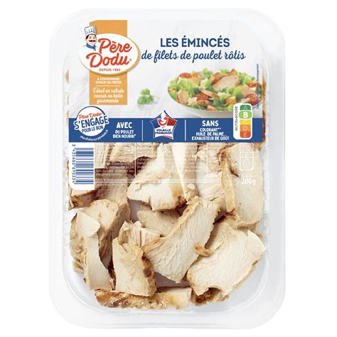 Eminc S De Poulet R Tis Pere Dodu La Barquette De G Prix Carrefour