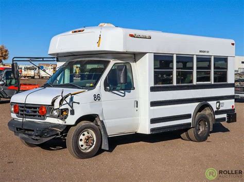 2004 Ford E350 Super Duty Rwd 14 Passenger School Bus Roller Auctions