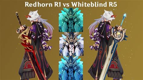 Fully Crowned Itto Comparison Redhorn R Vs Whiteblind R Ft