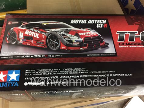 Tamiya 58625 Motul Autech Gt R Tt 02 Chassis Wesc Rc Kit Wah Wah