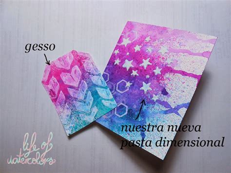 Life Of Watercolors Pasta Dimensional Casera