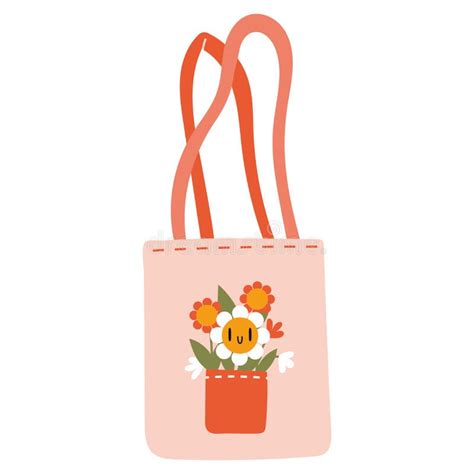 Tote Bag Cartoon Stock Illustrations Tote Bag Cartoon Stock