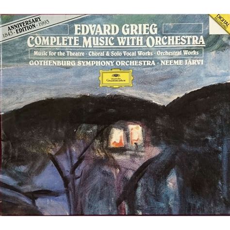 Complete music with orchestra järvi gothenburg s o de Grieg Edvard