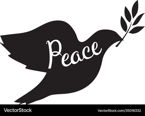 Peace Dove Royalty Free Vector Image Vectorstock