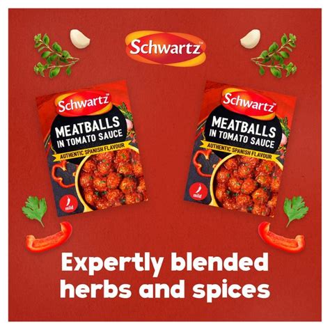 Schwartz Spanish Meatballs In Tomato Sauce Recipe Mix Ocado