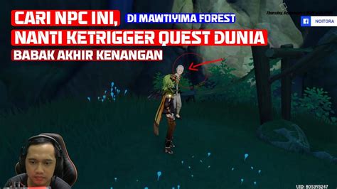 Quest Dunia Babak Akhir Kenangan Aranara Genshin Impact YouTube