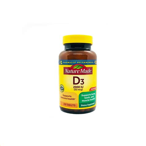 Nature Made Vitamin D3 1000 Iu 300 Tablets 25 Mcg Walgreens