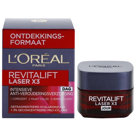 L ORÉAL PARIS REVITALIFT LASER X3 crème de jour anti âge notino fr