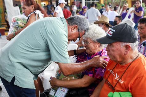 Alcalde De Altamira Entrega Apoyos Alimentarios A Adultos Mayores