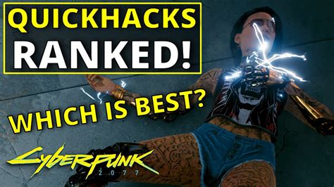 All Quickhacks Ranked Worst To Best In Cyberpunk 2077 1 6 YouTube