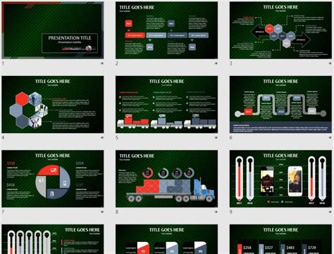 Green Abstract PowerPoint #166246