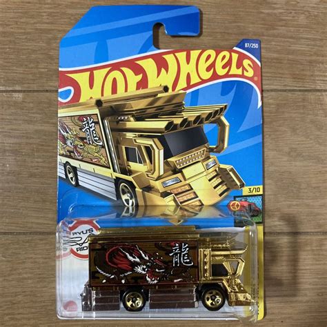 【未使用】【未開封】ホットウィールhot Wheels Raijin Express ライジン エクスプレス デコトラ アートトラック ゴールドの落札情報詳細 ヤフオク落札価格検索 オークフリー