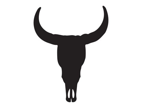 Cow Skull Hand Drawn Sketch Style Royalty Free Vector Image