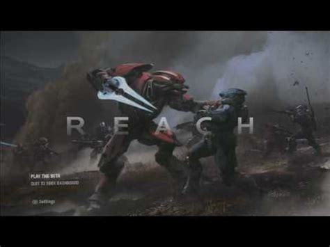 Halo Reach Beta Main Menu Tracks Youtube