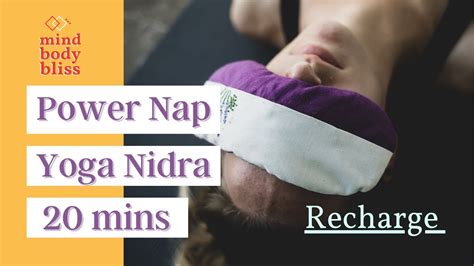 Power Nap I 20 Min Yoga Nidra Meditation I Guided Relaxation I Recharge