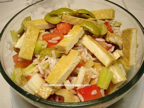 Las Recetas De Silvia Cazuela De Arroz Con Tofu Ahumado Y Vegetales