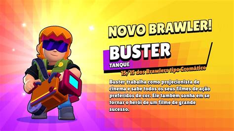 BRAWL STARS 265 LIBEREI O NOVO BRAWLER CROMÁTICO BUSTER ELE ESTÁ