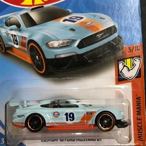 Hot Wheels Custom Ford Mustang Gt Shopee Malaysia