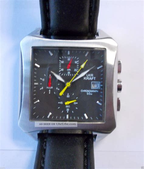 Ausgefallene Uhr Kraft Armbanduhr Chronograph 104832 Uhr Farbig