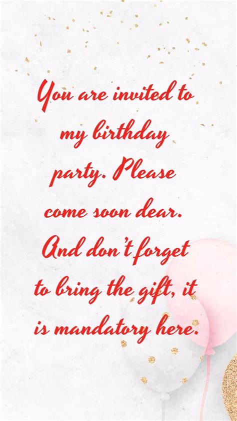 45 Birthday Invitation Wording For Adults Dreams Quote