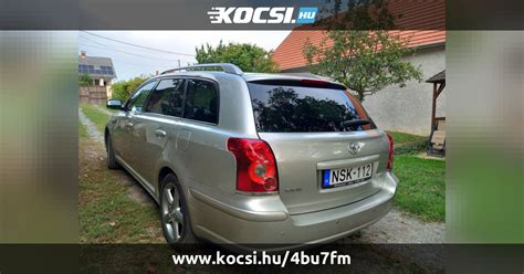 Eladó használt TOYOTA AVENSIS Wagon 2 2 DCAT Sol 4bu7fm Kocsi hu