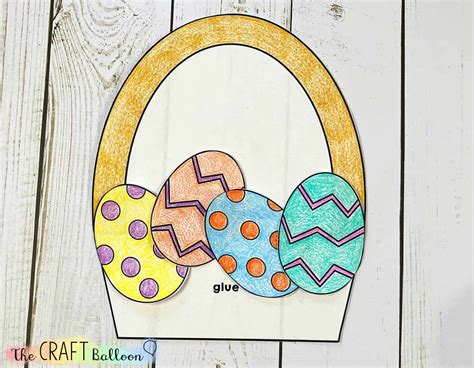 Easter Basket Paper Craft The Craft Balloon