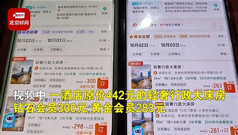 钻石会员房价比黄金会员高被指杀熟，去哪儿回应历趣