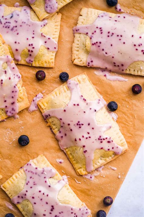 Healthy Homemade Blueberry Pop Tarts Paleo Gf The Fit Peach