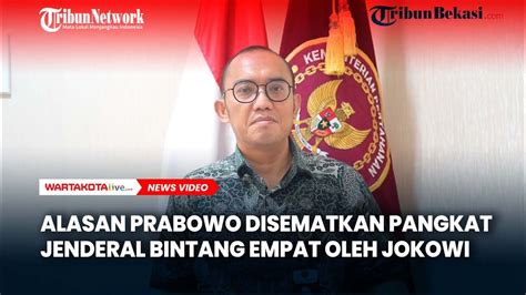 Jubir Prabowo Ungkap Alasan Jokowi Berikan Penghargaan Jenderal