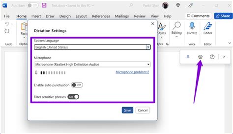 Comment Utiliser L Outil De Dict E Dans Microsoft Word Moyens I O