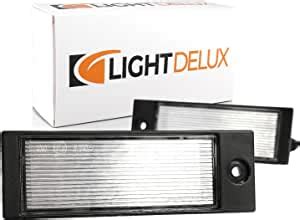 Lightdelux Led Kennzeichenbeleuchtung Plug Play Canbus Mit E Zulassung