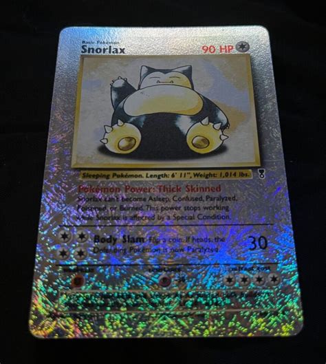 SNORLAX REVERSE HOLO FOIL LEGENDARY COLLECTION POKEMON 64 NM