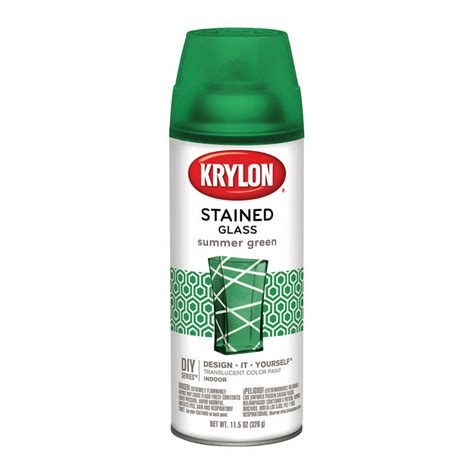 Krylon Stained Glass Paint 11 5oz Summer Green