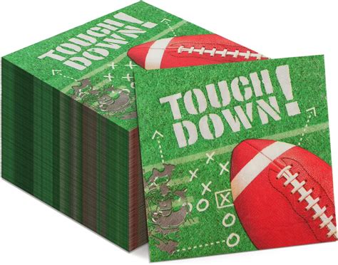 Amazon Pcs Football Napkins For Parties X Inch Football