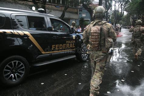 Brazilian Federal Police Officers Editorial Stock Image - Image of ...