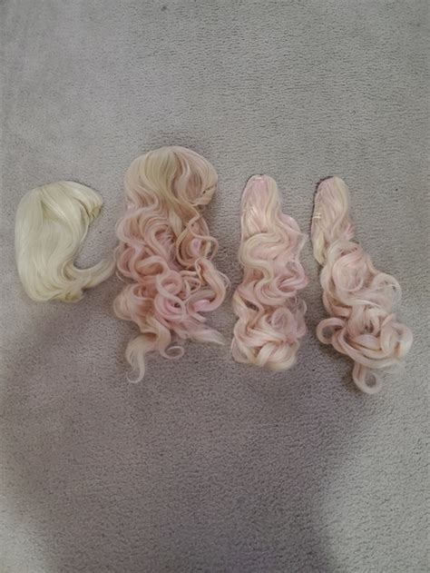 Blonde Pink Twin Tail Wig Wigs And Artificial Hair Lace Market Lolita Fashion Sales