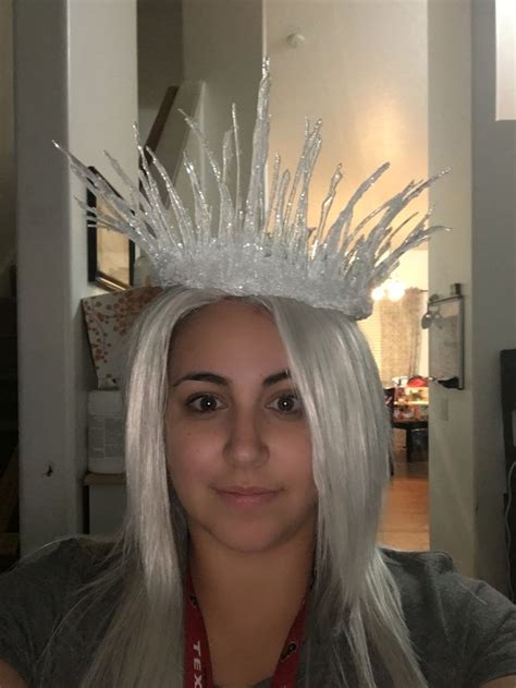 Diy Ice Queen Crown ~frosted Glitter ~round Plate ~hot Glue Gun ~hot Glue Stick •frosted Glitter