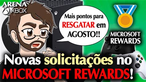 Novidades De Agosto Para O Microsoft Rewards Novidades Para O Console