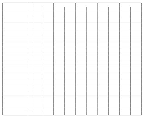 printable  column sheet artofit